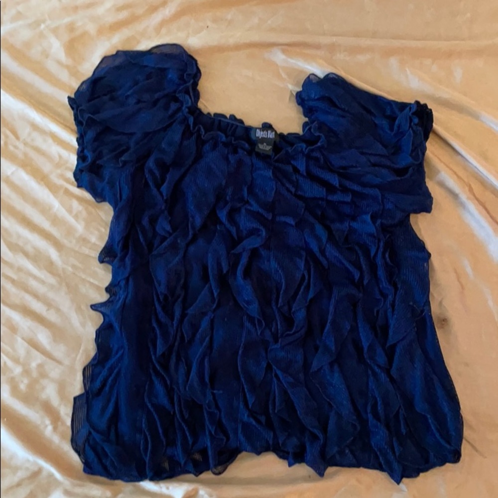 Layered ruffle top